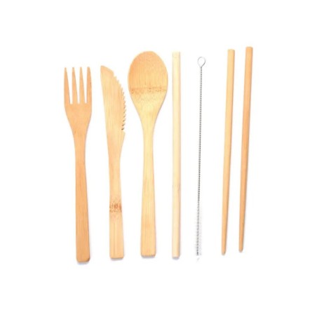 Couverts en bambou, 6 pièces, acheter sur GECODART
