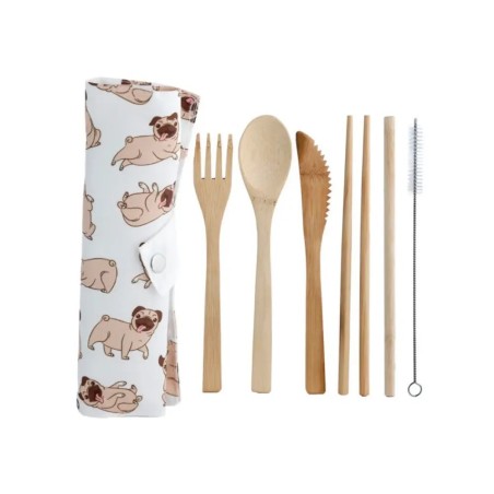 Bamboo Cutlery, 6-piece set, buy on GECODART