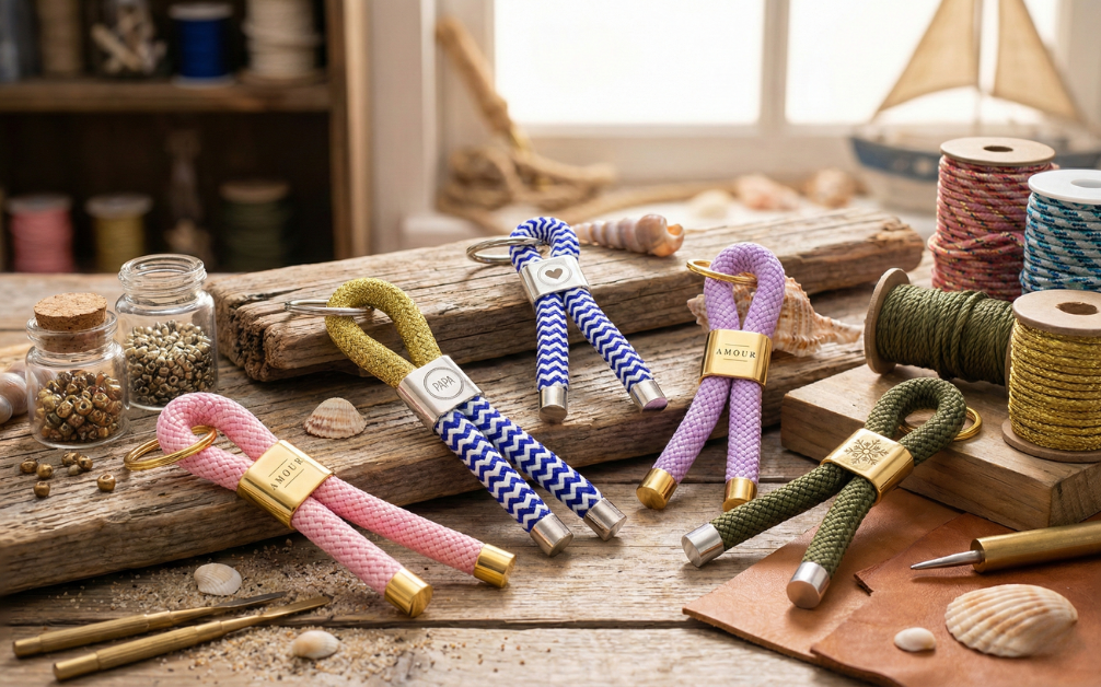 Porte-clés artisanal Gecodart